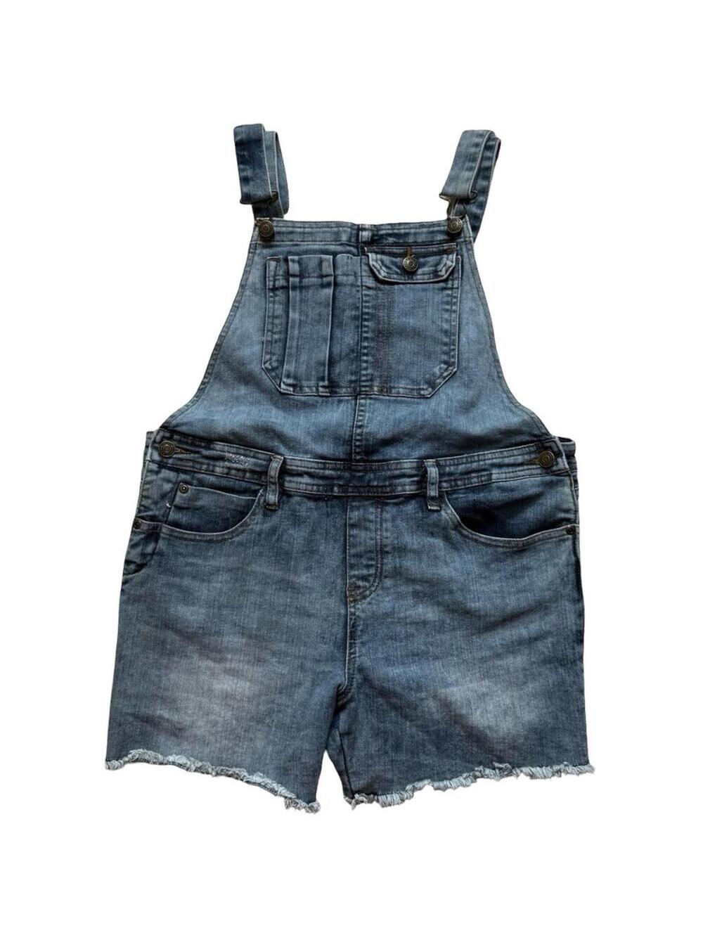 Revolt Blue Jean Overalls Size XL